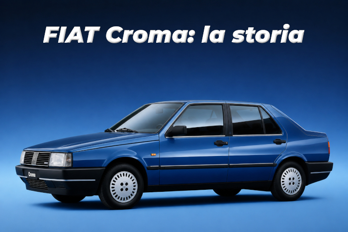 La FIAT Croma: l’ultima grande ammiraglia della casa automobilistica torinese, tra le protagoniste assolute della storia italiana.